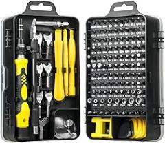 135-in-1 Screwdriver Sets Piece Electronics Precision Screwdriver for iPhone, MacBook, Computer, Laptop, PC, Tablet, PS4, Xbox, Nintendo, Game Console (yellow)