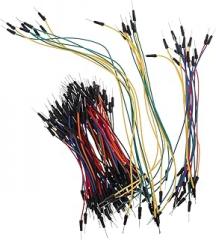POPETPOP 130pcs Jumper Wires Male to Male Breadboard Cable Kit Connectors for Electronic Experiments and Automotive Wiring