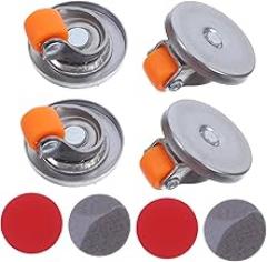 Garneck 4pcs Self-Adhesive Swivel Casters Castor Wheels for Easy Movement of Furniture and Electronics Versatile Sticky Wheels for Home Use for Tables Chairs and Tv Stands