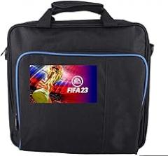 Fox Micro PS4 Case Carrying Case Protective Shoulder Bag for PS4 PS4 Pro PS4 Slim, Red Fifa, Travel Accessories