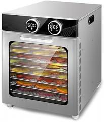 Food Dehydrator with 8 Stainless Steel Trays, with Electronic knob, 194°F Temperature Adjustable and 0-15 Hour Digital Timer, 800W dehydrators, low noise, for Dog Treats, Meat, Fruit, Jerky and Herbs