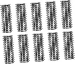 10pcs Threaded Insert Nut Metal Thread Adapter for Furniture Machinery Electronics Connection Multiple for