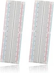 MB-102 Solderless Breadboard 830 Point Protoboard PCB Board for Arduino DIY Electronics (2PCS)