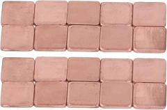 20 Pcs Copper Heat Sink Shim Pad 15 mm by 15 mm by 1.8 mm - Pure Copper Thermal Pad for Laptop GPU CPU RAM VGA IC Chips - Strong Thermal Conduction Metal Spacer for Electronic (1.8mm)
