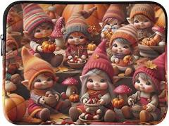 Cute Autumn Gnomes Laptop Case Portable Electronic Device Cover