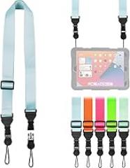 Nylon iPad Strap, Adjustable Camera Neck Strap, Comfortable Shoulder Strap for Bags, Cellphone Tablet, Camera, Laptop, Binocular, Luggage Bag (Blue Universal Shoulder Strap)