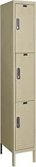 Hallowell UEL1228-3A-PT Parchment Steel DigiTech Electronic Access Locker, 1 Wide with 3 Opening, Triple Tier, 12