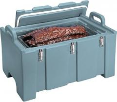Cambro Insulated Food Carrier for Bulk Storage, Stackable Slate Blue 100MPC-401