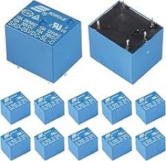 UMLIFE 5V DC 10A Power Relay, 5-Pin Mini Relay for Arduino, PCB Mount, Normally Open