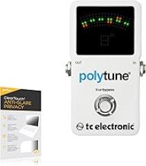 BoxWave Screen Protector Compatible with TC Electronic Polytune 2 - ClearTouch Anti-Glare Privacy (2-Pack), Privacy Screen Protector Flexible Film Anti-Glare