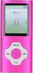 Zunate 128GB MP3 MP4 Player with Bluetooth and WiFi, Portable Lossless Sound MP3, HiFi Sound 1.8in Color Screen, Expandable Portable Video Music Player with Electronic Book Voice Record (Pink Purple)