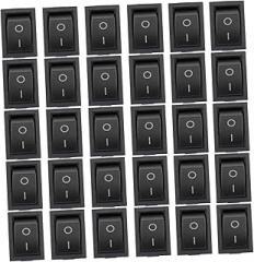Plastic Marine Boat Switches 35pcs 2 Pin Rocker Toggle Switches Electronic On/Off