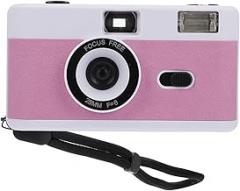Retro Film Camera with Built Flash Reusable Shoot for Vintage Photography Lightweight and Design Gift for Friends and Family