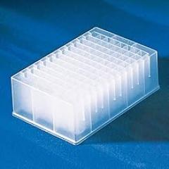 Corning 3961 Polystyrene V-Bottom 96 Well Storage Block, Without Lid (Case of 100)