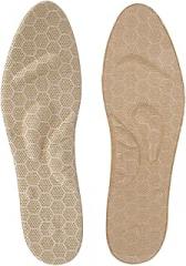 Milisten Gel Shoe Insoles for Men and Women, Self-Adhesive Sweat Absorption Inserts Massage Dots, Full Length Cushion for Athletic and Daily Foot Comfort, Size M (42-46)