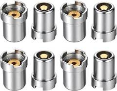 Giantree 8 Pcs Gilding Magnetic Threaded Soldering Iron Ring Adapter Connector Repair Parts, Threaded Metal Accessories For Electronic Devices, Universal Multi-Function