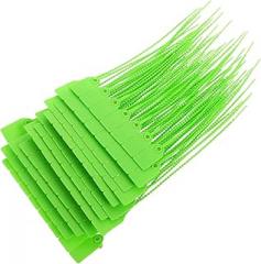 Cabilock 100pcs Self-Locking Cable Ties Tamper Tags Plastic Seals for Electronics Luggage Cargo Security