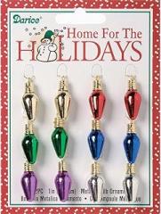 Plastic Metallic Christmas Bulbs 1