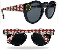 MIGHTY SKINS MightySkins Skin Compatible with Snapchat Snapchat Spectacles - Sugar Skull | Protective, Durable, and Unique Vinyl Decal wrap Cover | Easy to Apply, Remove, and Change Styles | Made in The USA
