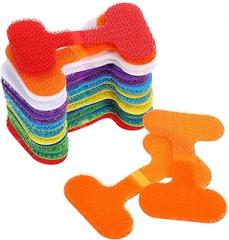 DOITOOL 24pcs Cable Management Straps Kit Nylon Cable Ties Cord Labels Organize Appliance Cords Ties for Electronics Wire Labels Tags for Electronics