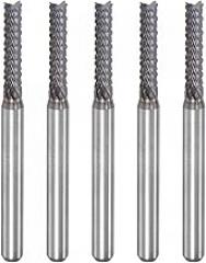 uxcell End Mill CNC Router Bits, 2.5mm x 12mm 1/8