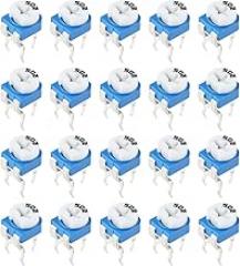 SING F LTD 20 Pcs Circuit Universal Single Turn Adjustable Potentiometer RKT6V-5K 5k Ohms 100mW Fit for Electronic Circuit Debugging Calibration