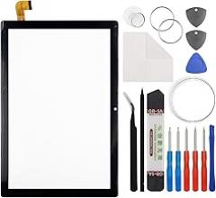 Touch Screen Panel Digitizer (Without LCD Display) Compatible with Apolosign M108 10.1 inch with Tools