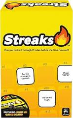Buffalo Games - Streaks - Adult Party Game - New Game Night Classic - Electronic Light Up Board - Adult Fast Paced Race Against The Clock Counter - Cooperative Play - Ages 17 and Up
