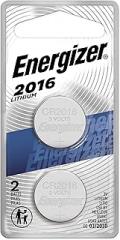 Envirofit Energizer Lithium Coin Watch/Electronic Battery 2016, 2 Count