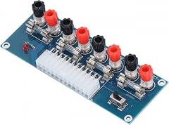 ATX Supply Board XH - M229 | 4 Output Voltage Channels - 12V / + 12V / 5V / 3.3V | 24 Pin Copper Clad Laminate Module | Circuit Security for Electronics Testing/Computer Repair