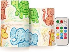 Cute Animals Electronic Candle Light,No Open Flame, No Smoke, No Wax Drips, Remote Controllable, 4-Hour/8-Hour Timer for On/Off, Multiple Light Settings, Versatile for Different Occasions.