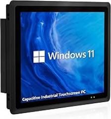 12.1 inch Industrial Embedded Panel PC,IP65 Fanless All-in-One Computer,Windows 11 pro,10 Point Capacitive Industrial Touch Screen,HDMI/COM/LAN/USB/GPIO,for Automation,Kiosk(J6412,8G+128G)