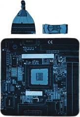 HEPBAK Electronic Map Baby Blanket Headband Swaddle Cloth Newborn Swaddle Blanket Baby Bath Towel Sleeping Bag