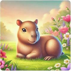 Joko Ivery Capybara Flower Protective Wrap 13.8