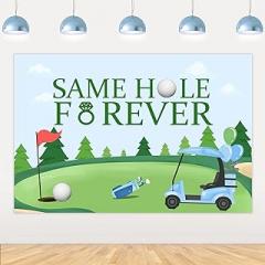 Golf Bachelor Party Decorations for Men 5 * 3 ft Same Hole Forever Backdrop Banner Let’s Par-Tee Golf Bachelorette Backdrop for Funny Golf Bachelor Party Bridal Shower Engagement Wedding