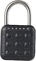 6 Digit Password Codes Button Combination Padlock Outdoor Electronic Password Code Padlock for Gym Lockers Case Luggage Suitcase