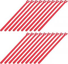 jojofuny 100pcs Fastener Cable Ties Reusable Cord Organizer for Electronics Small Self-adhesive Cable Management Straps for Desk and Charging Cords