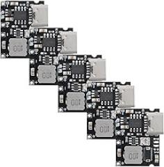 5pcs 3.7V to 9V 5V/2A DC-DC Boost Module for 18650 Battery with Type-C Charge Boost Function