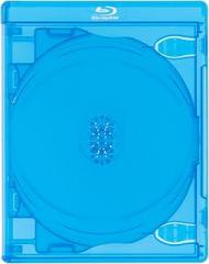 BD Case (Blu-ray Case), Holds 6 Cards, with Bluray Logo, Set of 5, Clear Blue