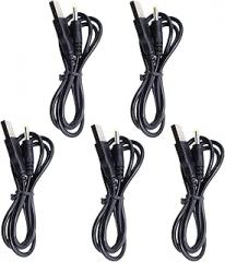 FBHDZVV 5Pcs USB to DC 5V Power Cord Universal 4.0x1.7mm 5 Volt Connector Charge Barrel Jack Power Cable for Small Electronics Devices USB Extension Cable 4.0 * 1.7mm