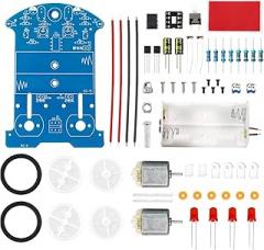 Electronic DIY Soldering Practice Learning Project Kit,Interesting Self Soldering Installation of Automatic Induction Car (D2-5)