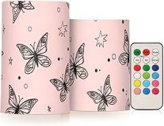 Black Butterfly Electronic Candle Light,No Open Flame, No Smoke, No Wax Drips, Remote Controllable, 4-Hour/8-Hour Timer For On/Off, Multiple Light Settings, Versatile For Different Occasions.