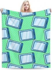Seamless Patterns for Electronic Tablets Throw Blanket for Couch Bed Sofa Blankets Warm Soft Cozy Flannel Blanket 40