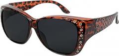 Yogo Vision Sunglasses that Fit Over Glasses for Women UV Protection Polarized and HD Vision Fitover Eyeglasses