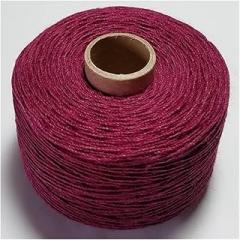 Linen Thread 100m/roll Sewing Thread Knitting Embroidery Crochet Handmade Accessories DIY (Color : Wine red)