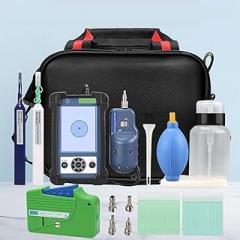 Fiber Optic Cleaning Kit with Inspection Vedio Microscope Inspection Probe 1.25/2.5mm Cleaner Pen Cleaner Box