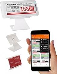 Label Holders Digital Blank Labels, 2.9 Inch Business Signs for Retail, Storage, Black+White+Red e Ink Screen