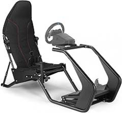 DIWANGUS Racing Simulator Cockpit - Sports Car Design, Adjustable Back & Headrest, Includes Gear Shifter - Compatible with Logitech/Thrustmaster/MOZA/FANATEC （Electronic not Included
