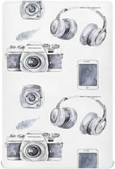 Crib Sheet for Boys Girl Watercolor Electronic Devices Breathable Mini Crib Mattress Fitted,Toddler Baby Sheet for Mattress 39 * 27 * 5In