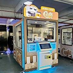 Stainless Steel Commercial Coffee Machine - Fully Automatic with Recipe Versatility, High-Efficiency Self-Cleaning, Large Capacity for Mall & Hotel Lobby